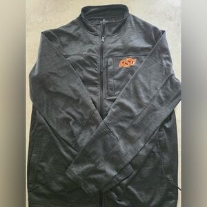 Oklahoma State University logo men’s zip up XL. EUC!! Like new!